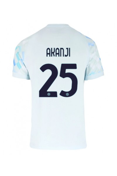Inter Milan Manuel Akanji #25 Jalkapallovaatteet Vieraspaita 2025-26 Lyhythihainen Inter Milan Manuel Akanji #25 Jalkapallovaatteet Vieraspaita 2025-26 Lyhythihainen